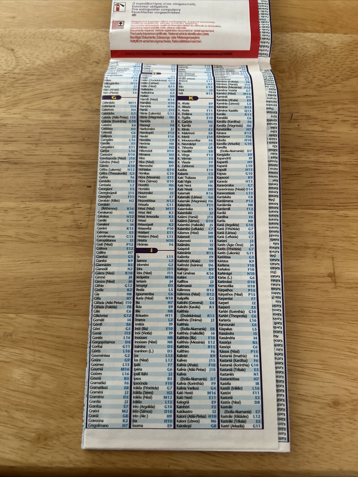 Michelin, 737 National Greece Map 2003