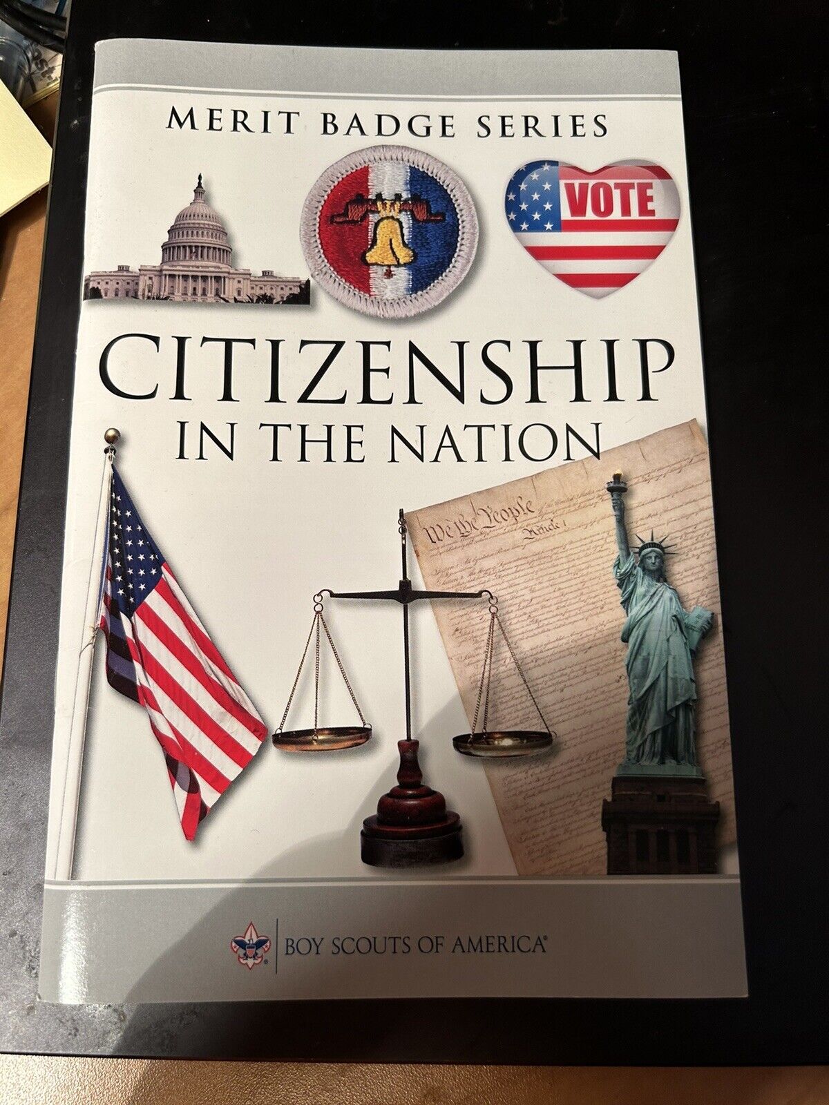 Boy Scouts of America Merit Badge Series Citizenship In The Nation 2014 Printing