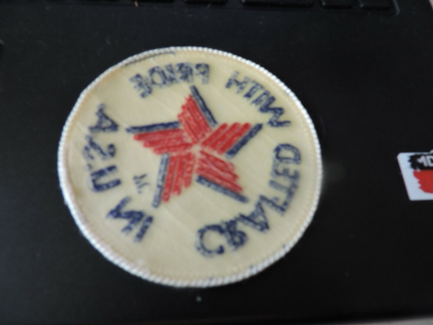 Crafted With Pride In USA Patch--NEW --3 inch round