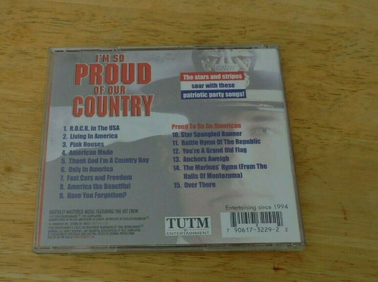 I'm So Proud of Our Country American Music CD