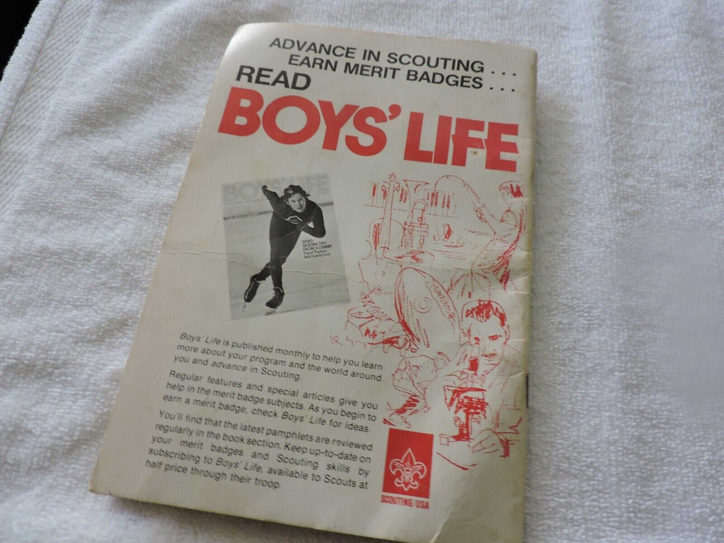 WILDERNESS SURVIVAL BOY SOUTS MERIT BADGE BOOK 1982 PRINTING OF 1974 EDITION