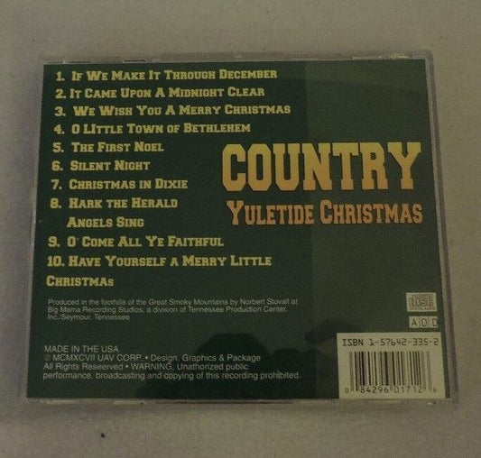 Country Yuletide Christmas 1997 Music CD