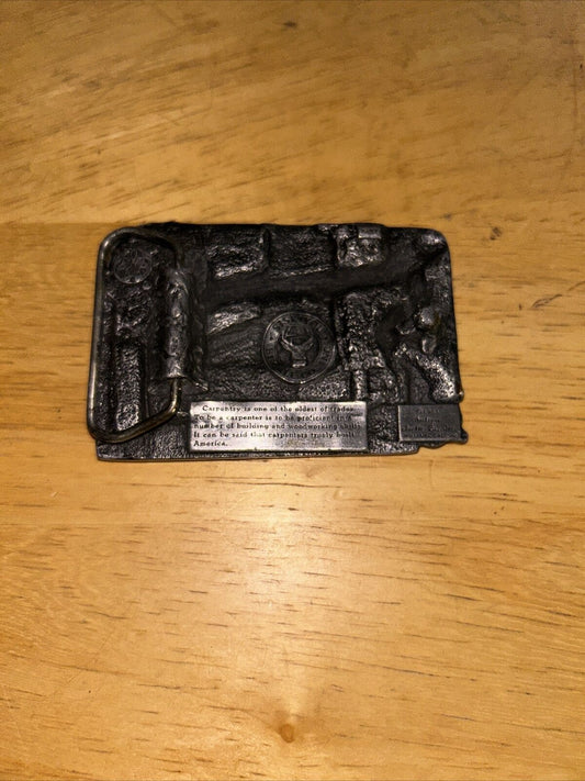 Siskiyou Presents: Carpenters Built In America Belt Buckle