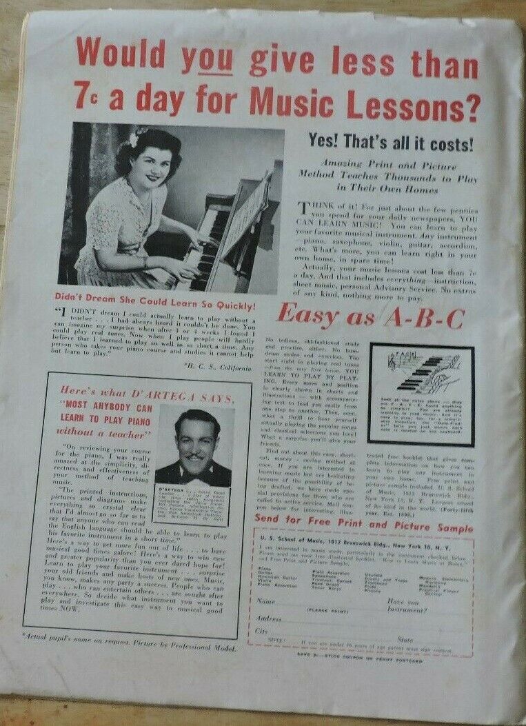 Hit Parader Top Tunes Dec, 1943