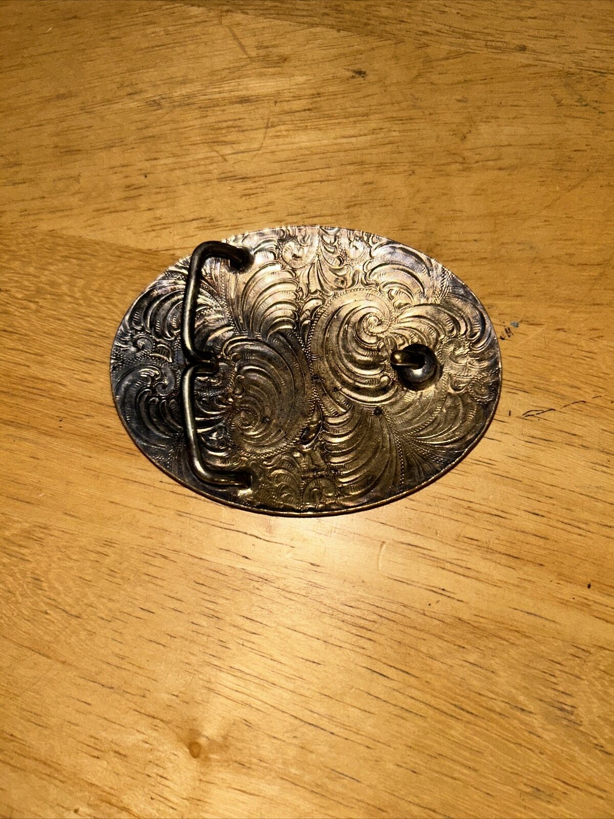 Bull Riding Brass/Pewter: Belt Buckle