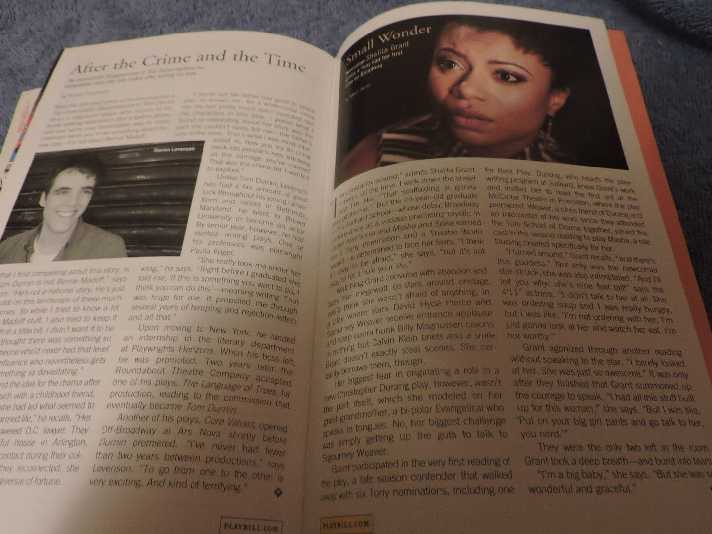 Playbill for Ann at Vivian Beaumont Theatre (June 2013)