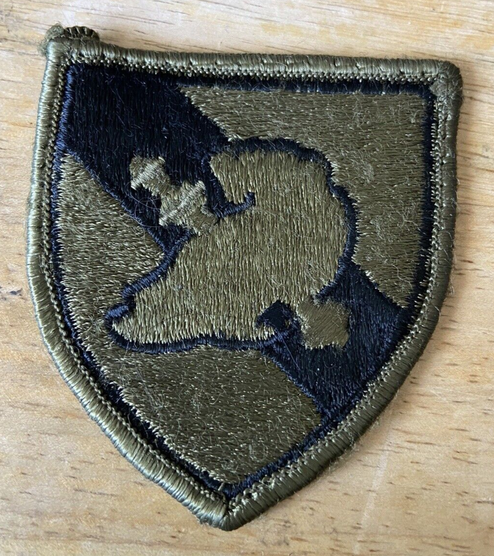 Military/Army Unit Patch (Green/Black Subdued Version)