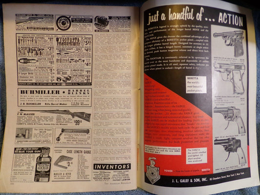Vintage AMERICAN RIFLEMAN Magazine, JANUARY 1955, Very good condition