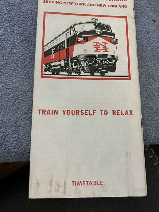 RAILROAD TIMETABLE: NEW HAVEN LINE MAY 12, 1968
