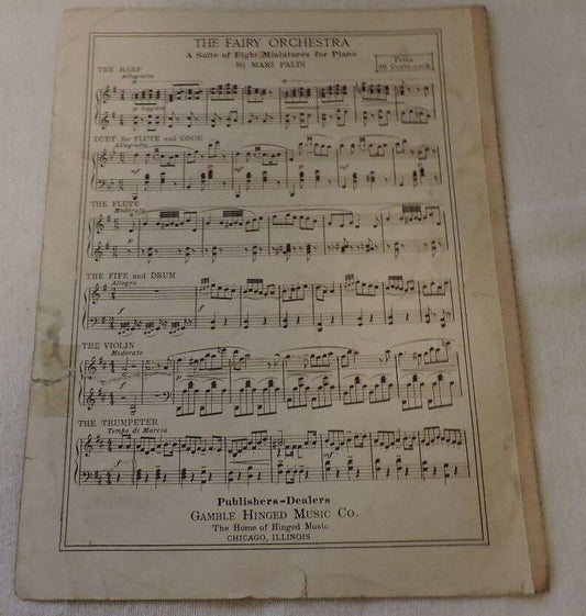 Piano Sheet Music: Tuneful Tunelets By Juanita Masters 1927