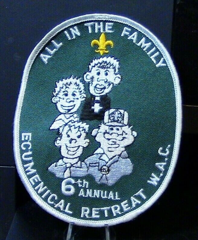 BSA: Vintage 6th Annual "All in the Family" Ecumenical Retreat W.A.C. Patch