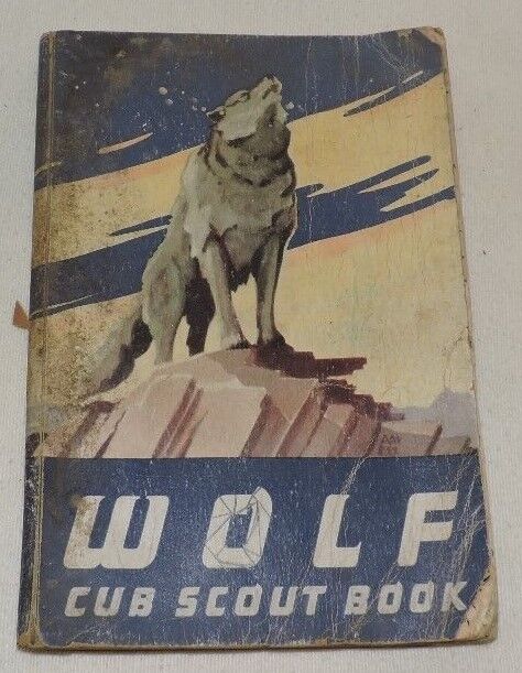 Vintage Lot of 3 (2 Copyrighted 1954 and 1 copyrighted 1967) Wolf Cub Scout Book