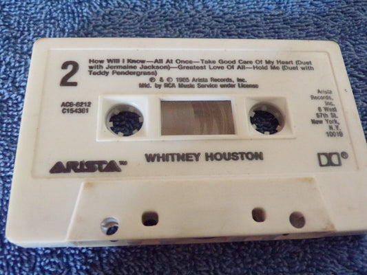 Whitney Houston Album Cassette Tape (RCA Records) 1985