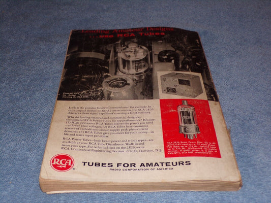 1956 CQ Mobile Handbook RCA Tubes For Amateurs