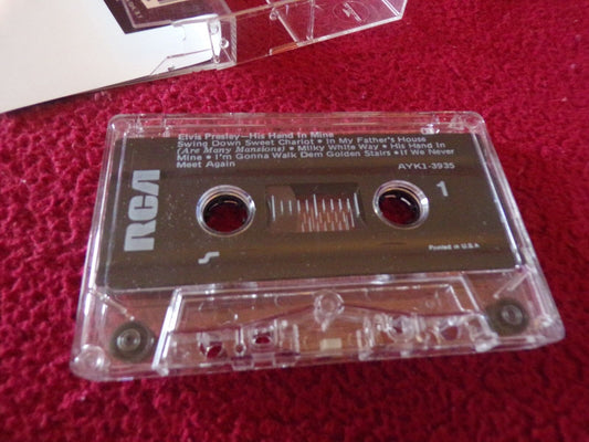 Elvis Presley: His Hand In Mine Music Cassette Tape