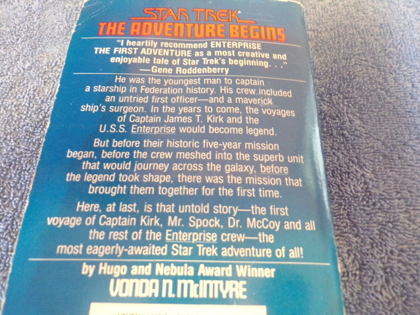 Star Trek: The Voyage Home No. 4 by Vonda N. McIntyre (1986, Paperback)