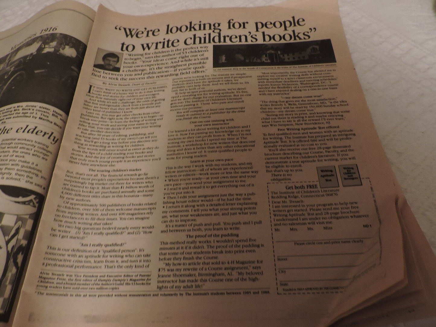 Grit Magazine July 1989 Issue Featuring: "Clean Water"