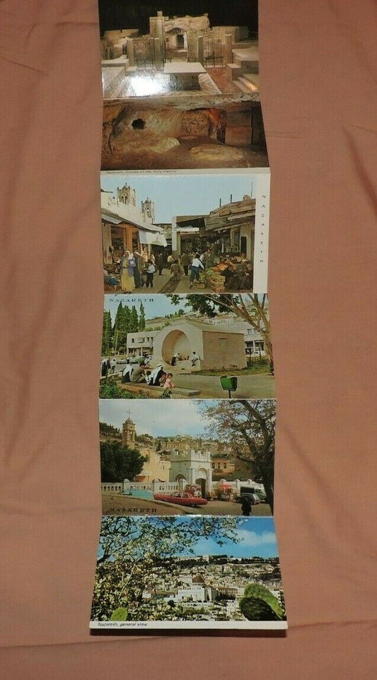 Vintage Nazareth Post Cards--set of 10, printed in the HOLY LAND