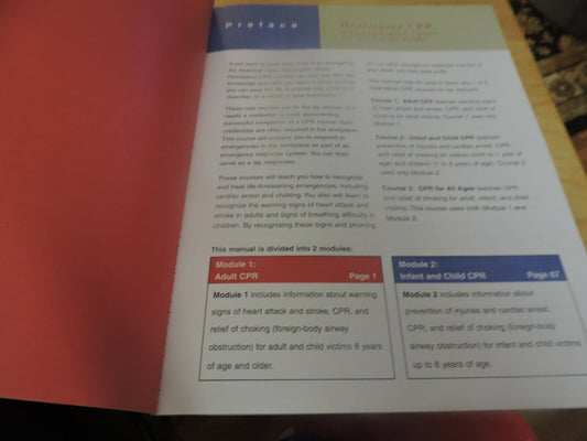 AMERICAN HEART ASSOCIATION--HEARTSAVER CPR 2000