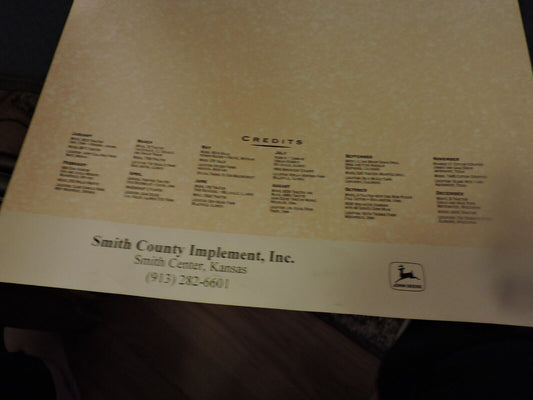 SMITH COUNTY IMPLEMENT, INC 1994 GENERATIONS OF PROGRESS JOHN DEERE CALENDAR
