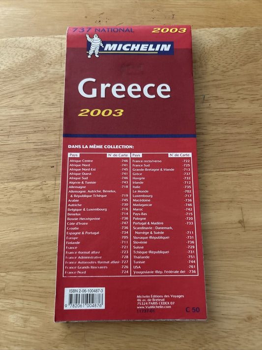 Michelin, 737 National Greece Map 2003
