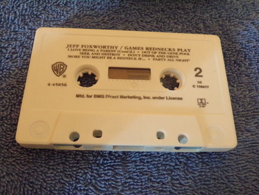 Games Rednecks Play by Jeff Foxworthy (Cassette, Jul-1995, Warner Bros.)