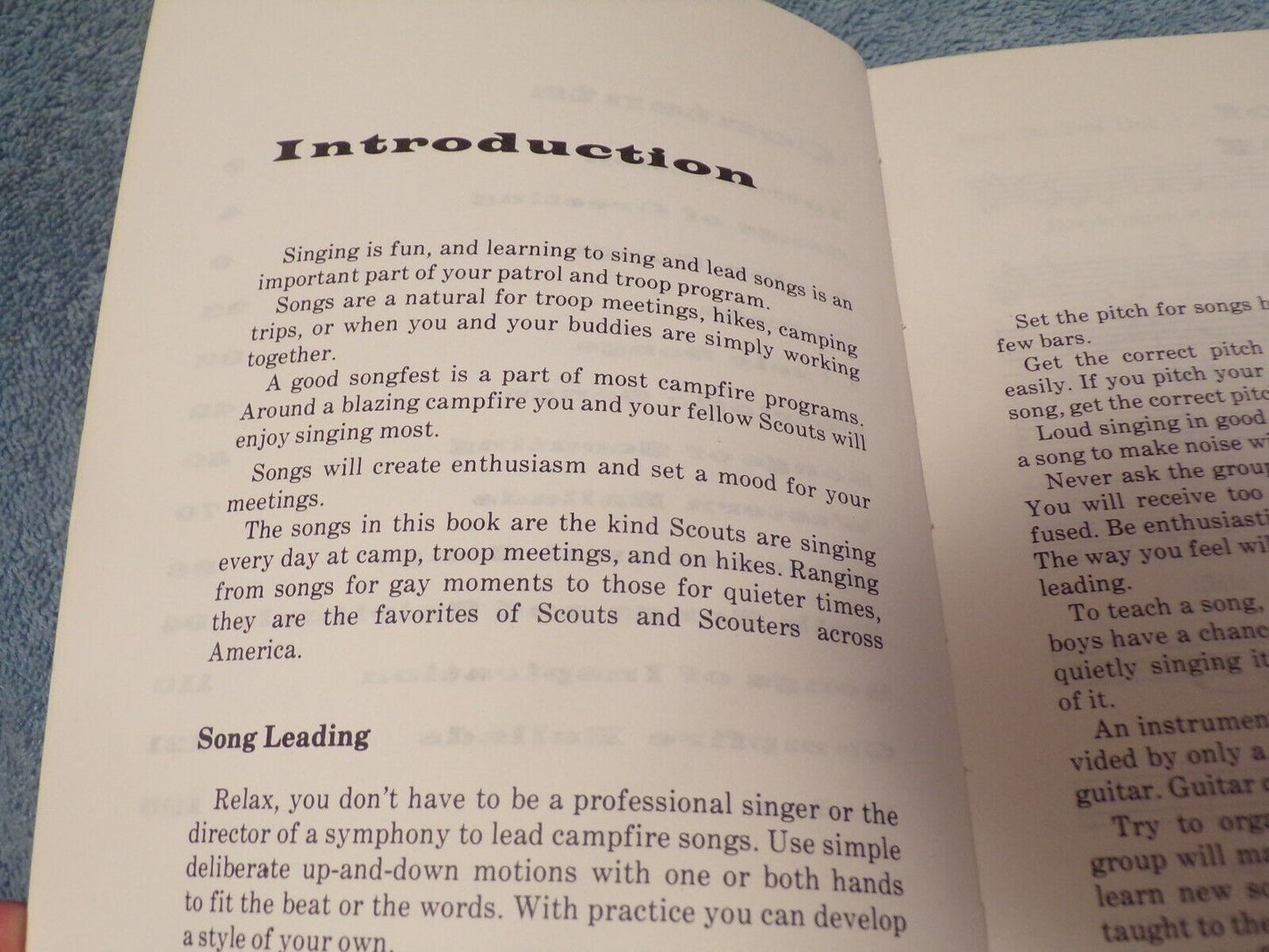 Boy Scout Songbook 1982 Printing