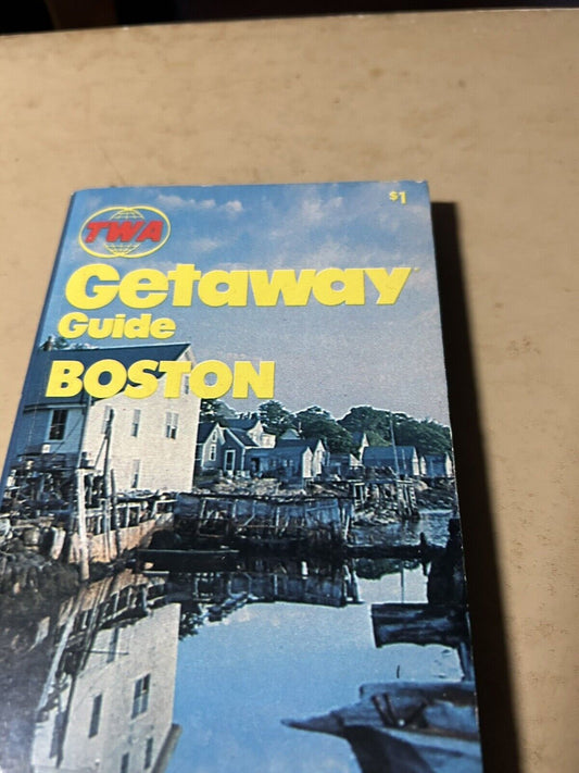 TWA GETAWAY GUIDE: BOSTON 1971