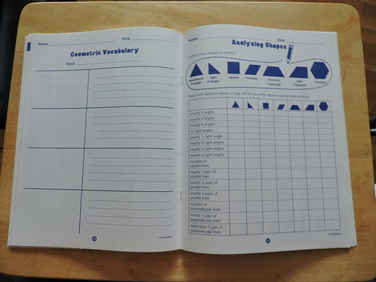 Geometry Activity Kit Grades 4-6. Book Only Does Not Include Any Shape Tiles/etc