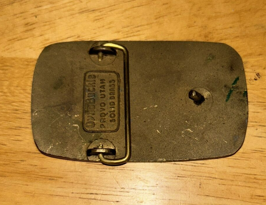 Hoffco INC. Belt Buckle: Dyno Buckle Solid Brass