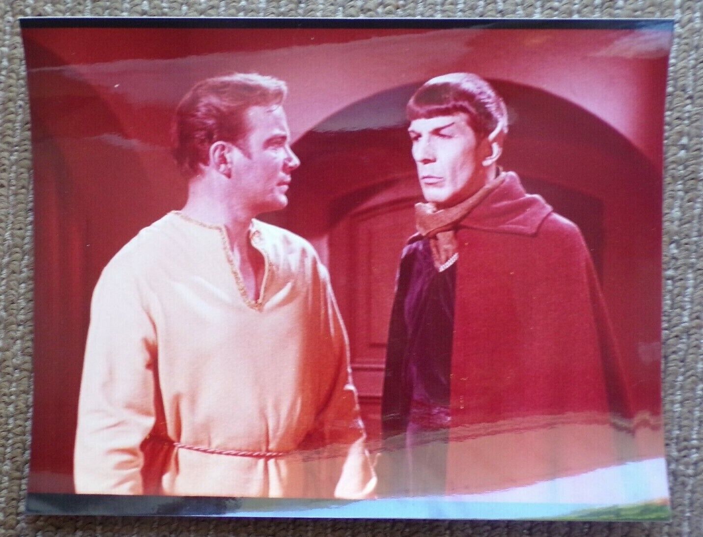 /movie Promotion Photo Captain James T. Kirk & Spock on Star Trek