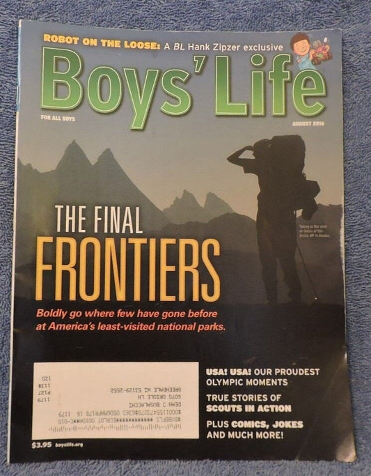 Boy's Life Magazine "The Final Frontiers" August 2016