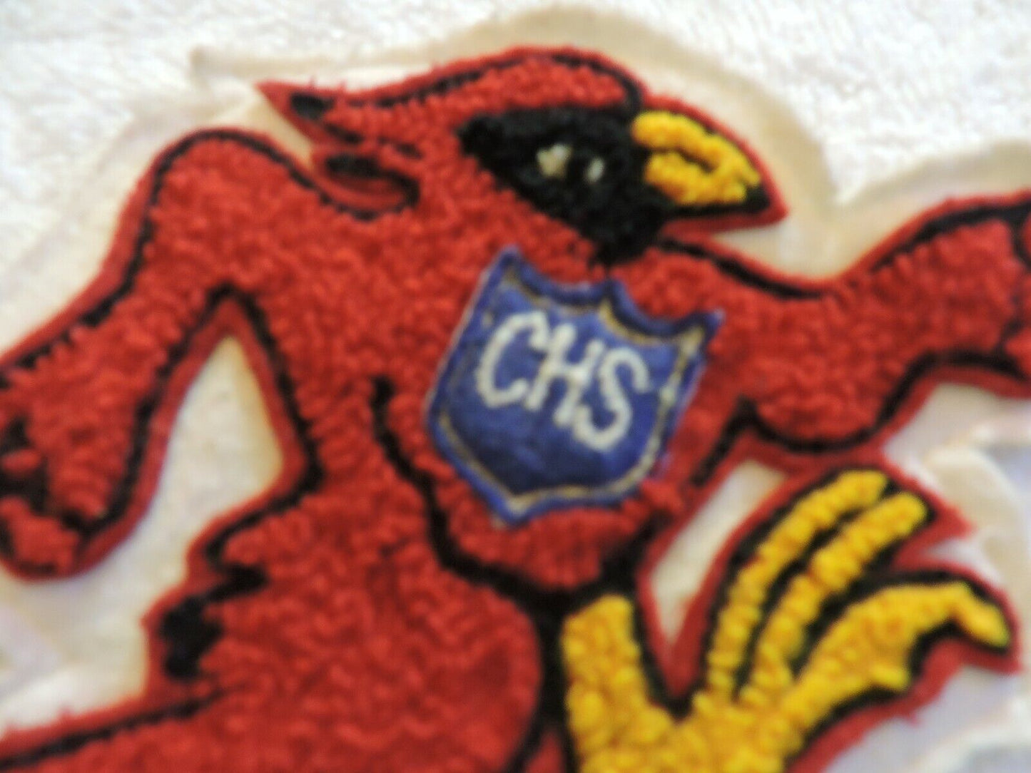 CHS CARDINAL PATCH 6 X 4 INCHES FOR COAT OR SWEATER
