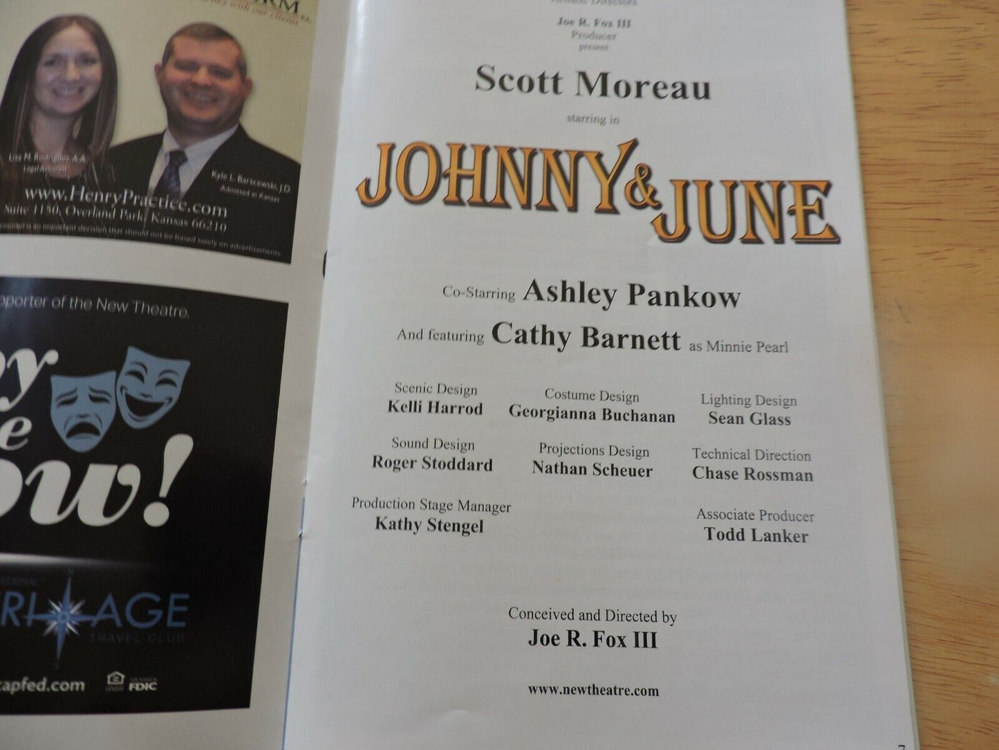 A TRIBUTE CONCERT TO JOHNNY & JUNE AT NEW THEATER PLAYBILL 2021