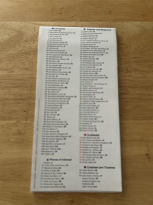 Venezia Map in Italian