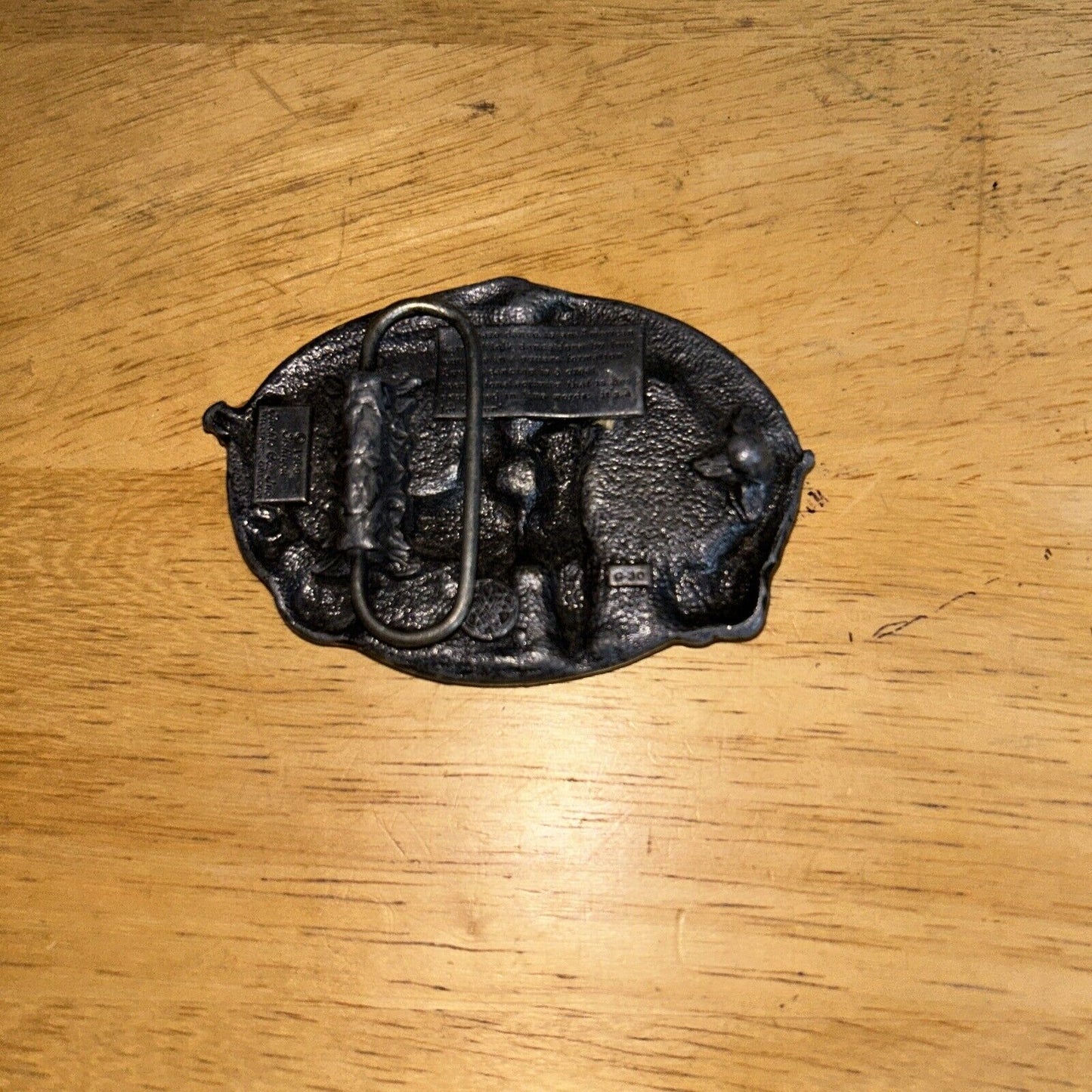 Siskiyou Presents: "Square Dancing" Enamel Belt Buckle