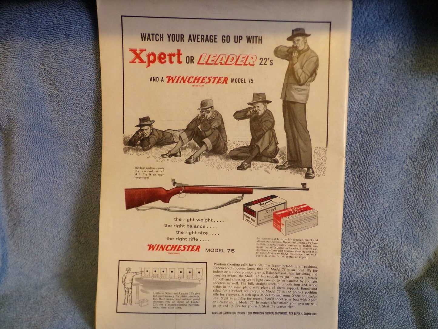 Vintage AMERICAN RIFLEMAN Magazine, JANUARY 1955, Very good condition