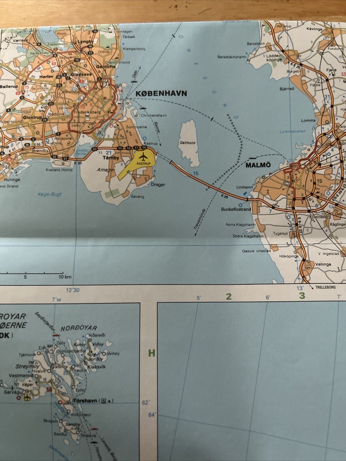 Michelin 2001, Scandanavia and Finland Map in Spanish