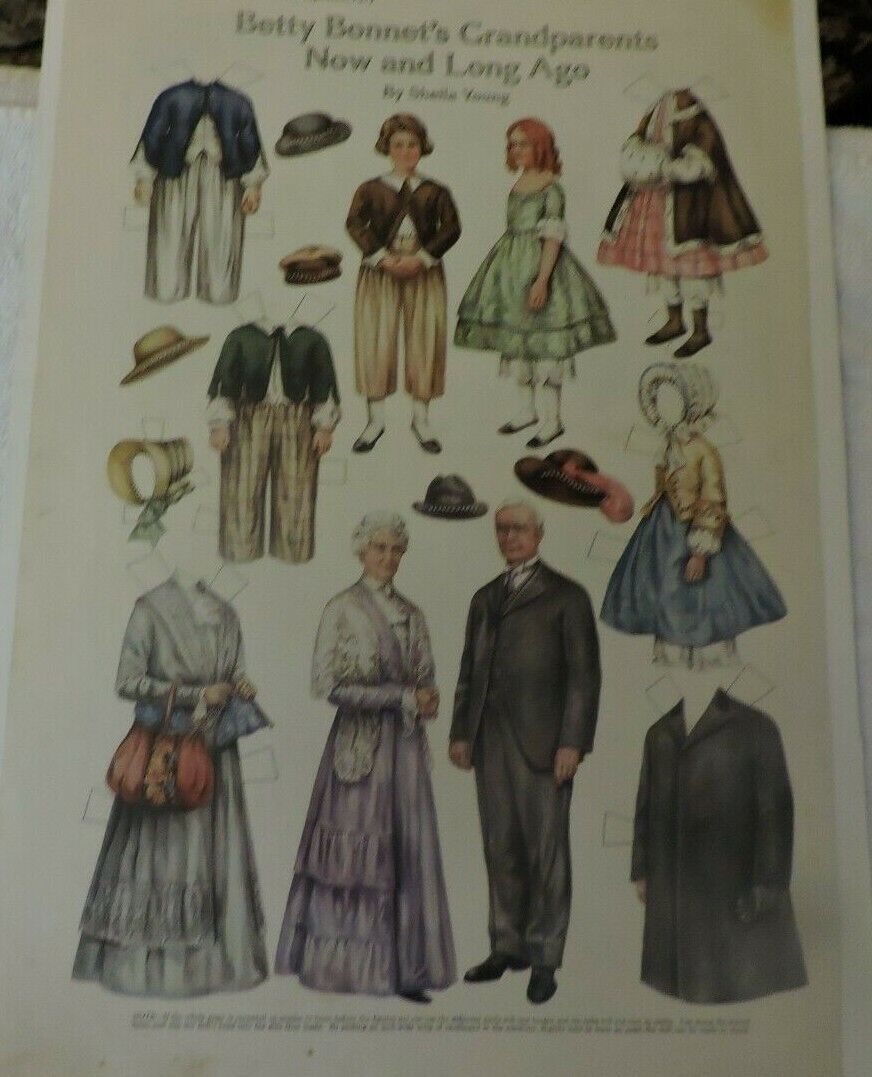 BETTY BONNET'S GRANDPARENTS NOW AND LONG AGO BY SHEILA YOUNG