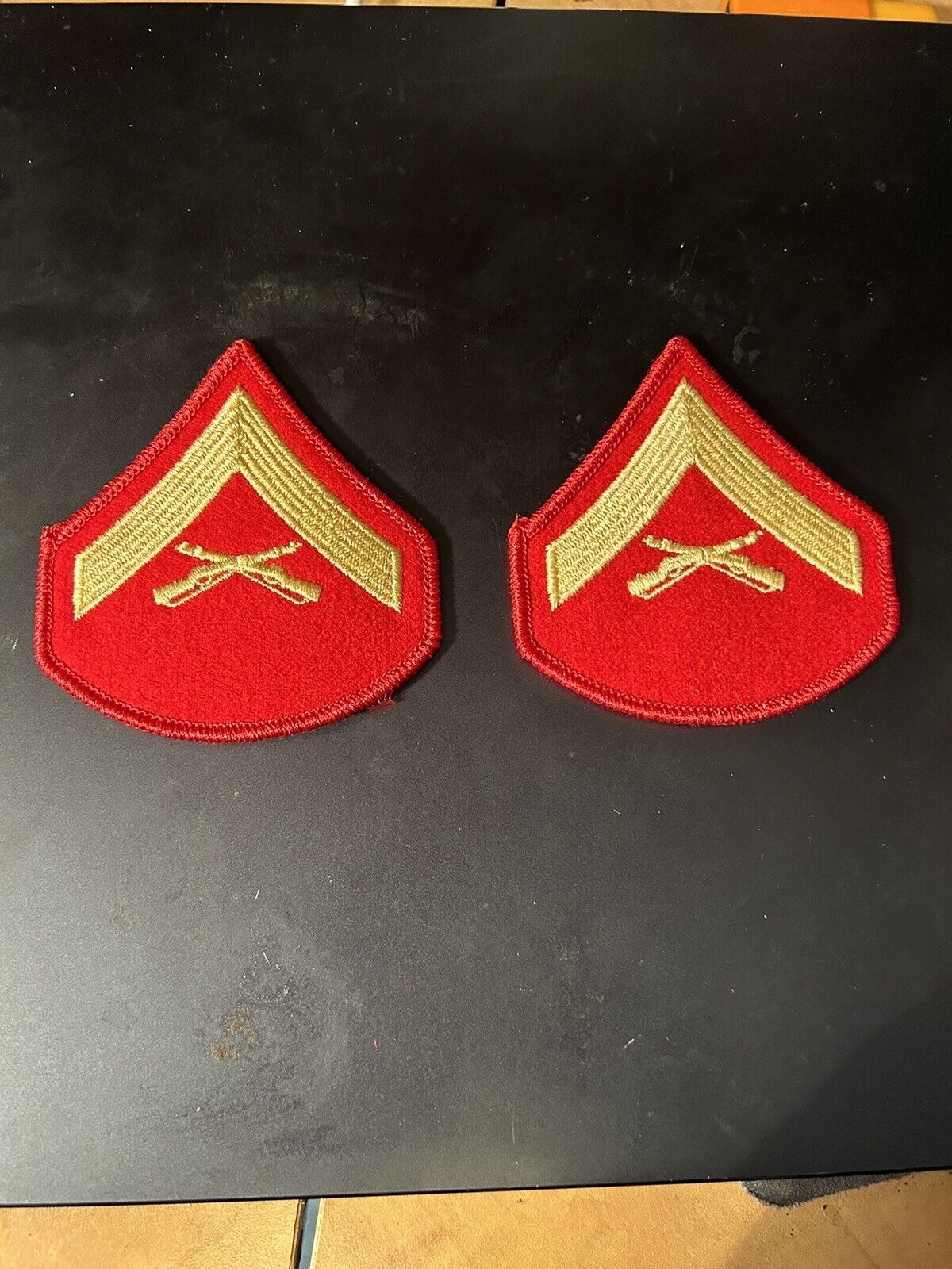 United States Marine Corps Uniform Rank Set (Lance Corporal)
