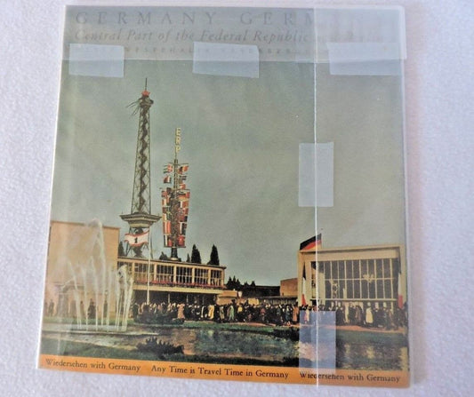 Vintage Germany Cental Part of the Federal Republic and Berlin Travel Pamphlet