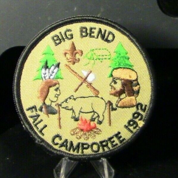 Vintage BSA : Big Bend District '92 Fall Camporee Patch