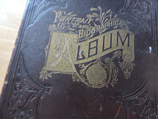VINTAGE: 1888 PORTAIT AND BIOGRAPHICAL ALBUM LIVINGSTON COUNTY, IL