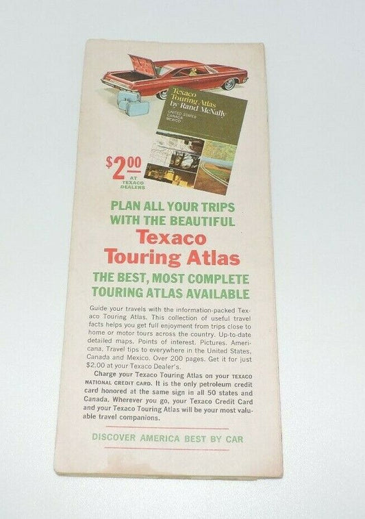 Vintage Colorado Map Produced By Texaco