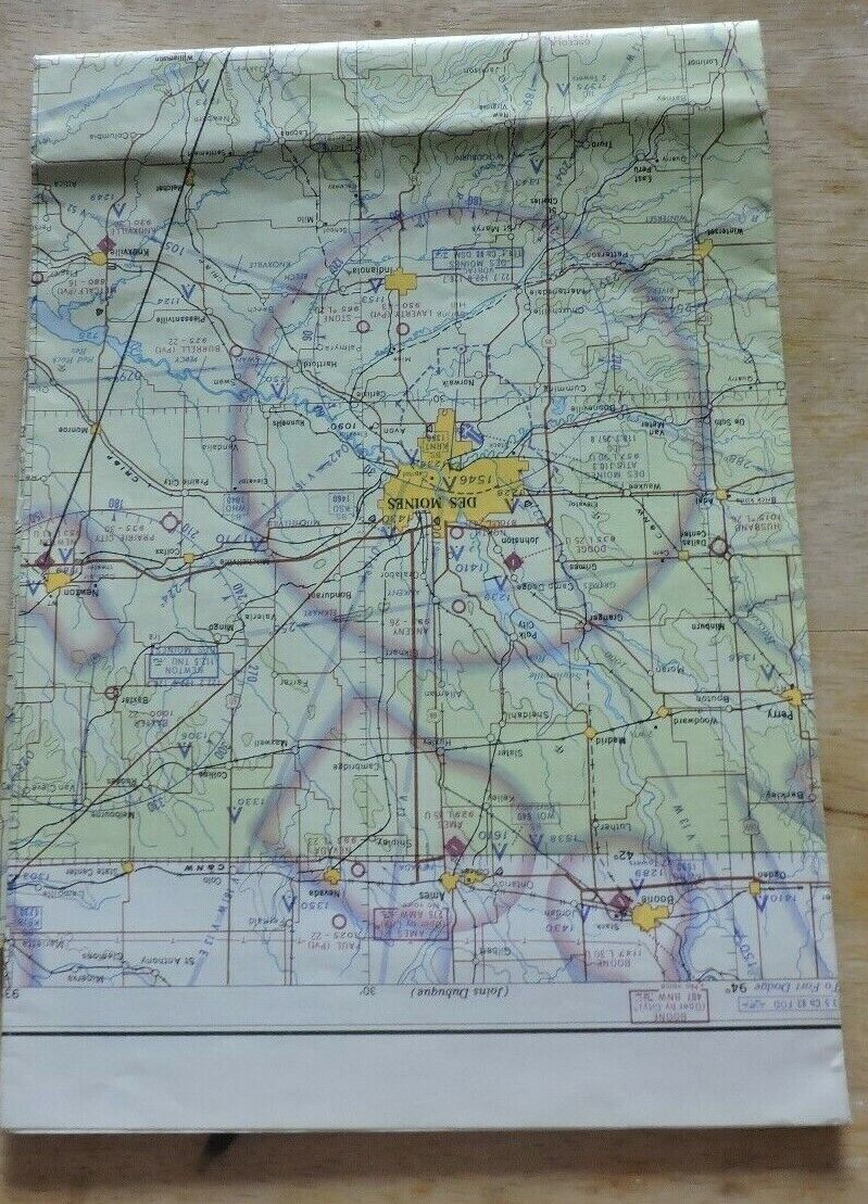 Des Moines Iowa Aeronautical Map