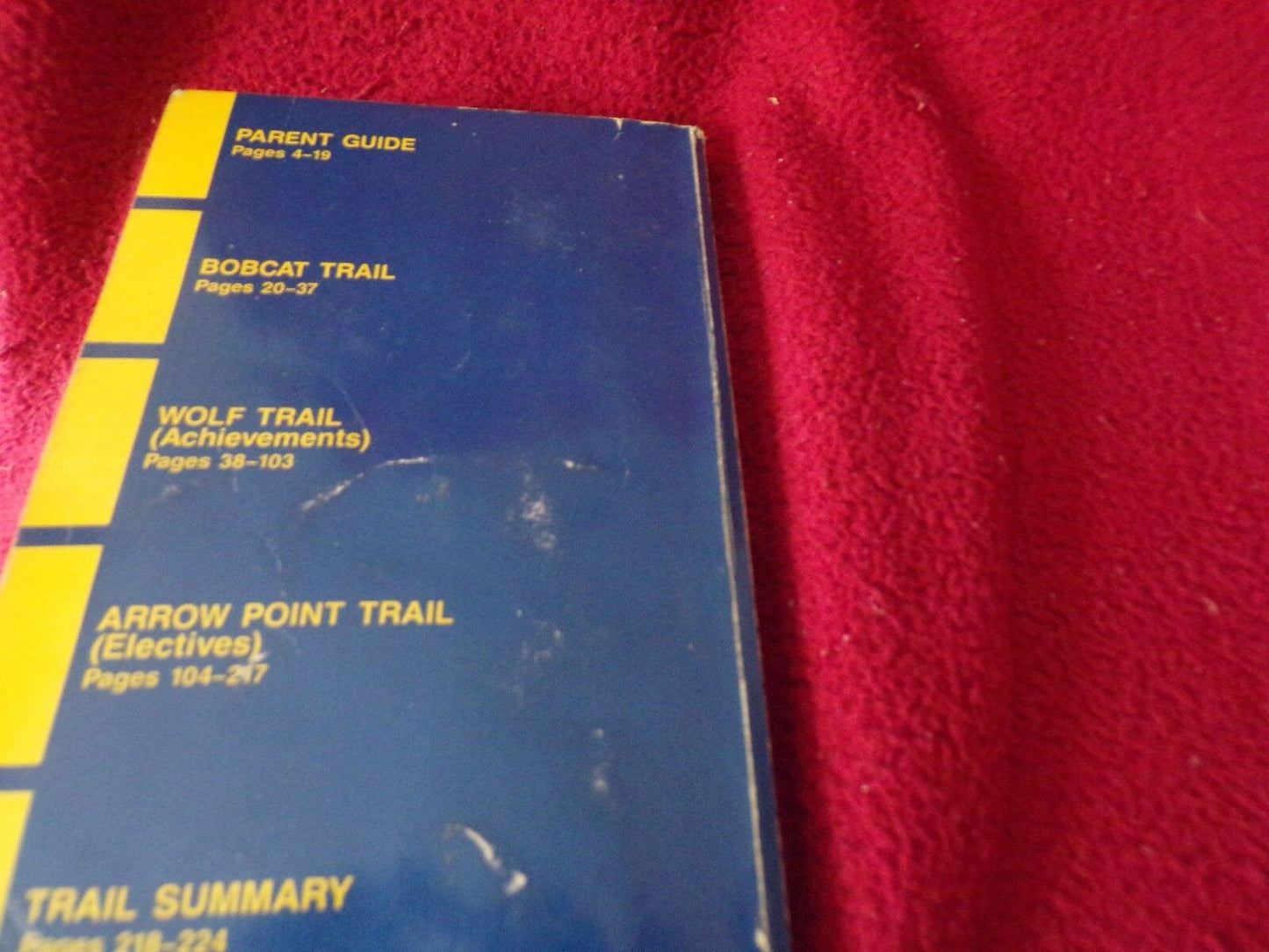 Wolf Cub Scout Book (Boy Scouts of America Manual) 1988 Printing