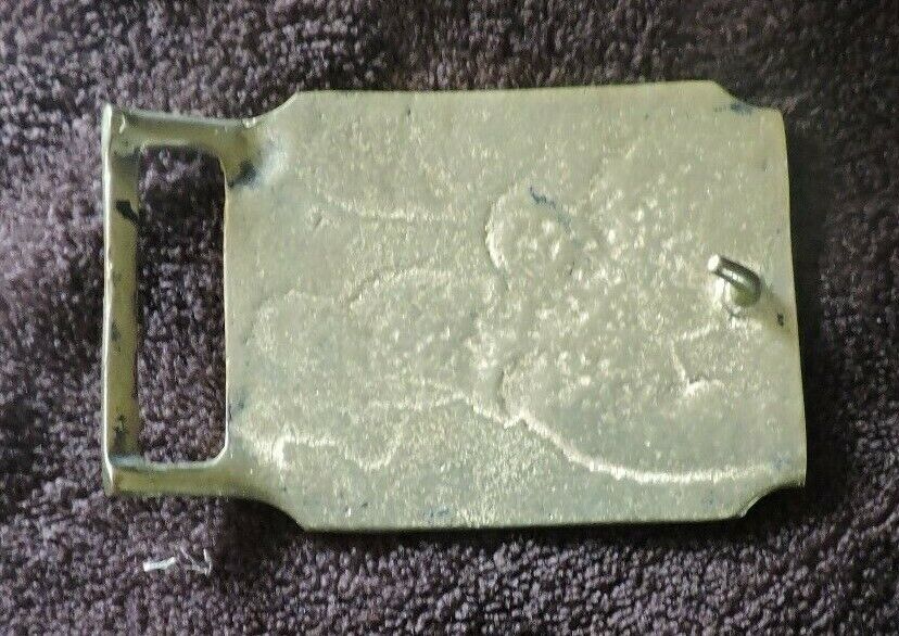 Vintage Brass Belt Buckle: "B&F"