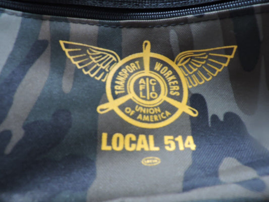 TRANSPORT WORKERS UNION OF AMERICA LOAL 514 BAG 14X7X4 INCHES