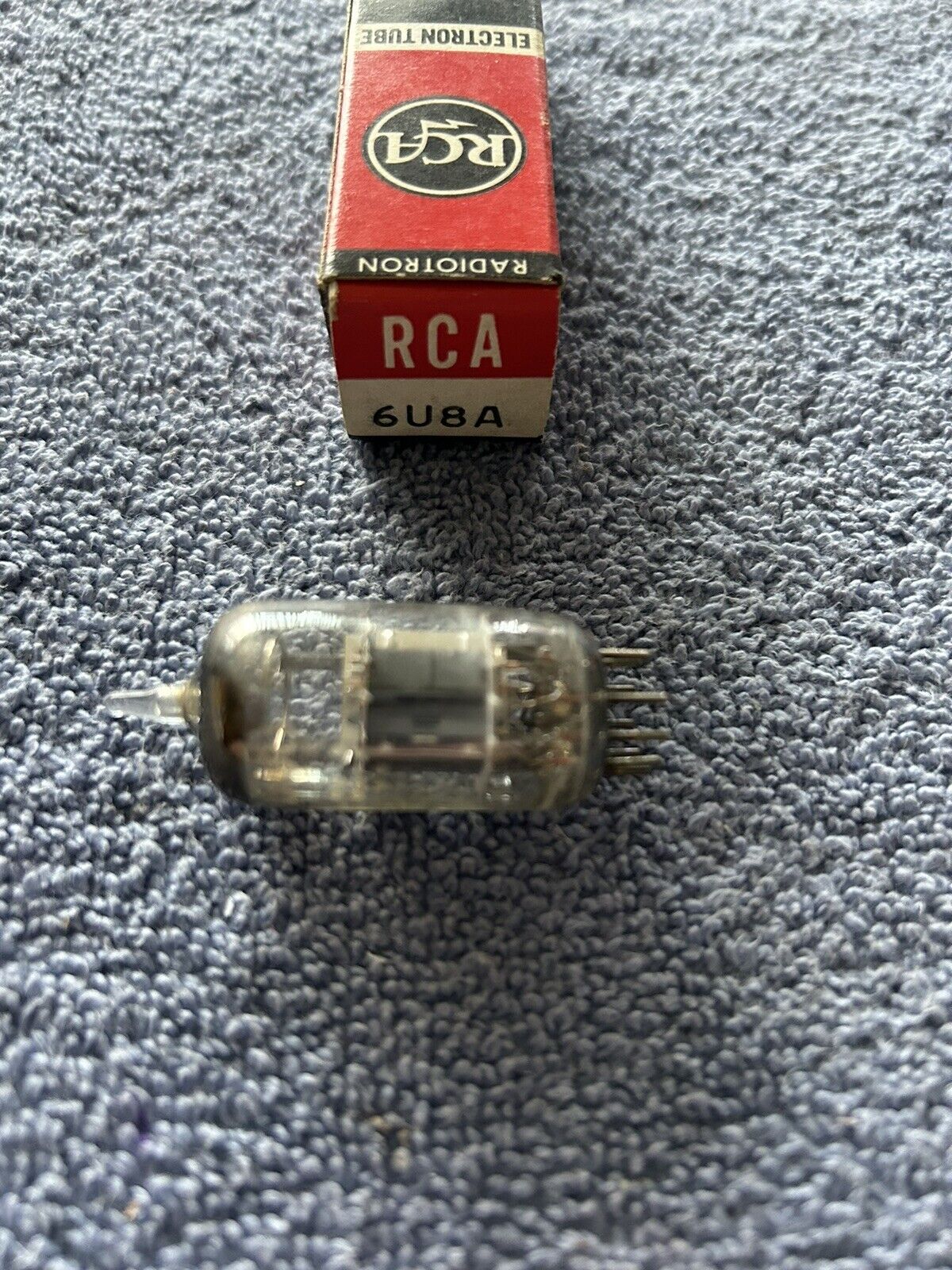 RCA--RADIO/TELEVISION ELECTRON TUBE UNTESTED IN BOX 6U8A