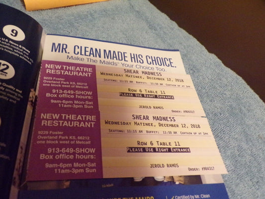 Playbill: Featuring Richard Karn in Shear Madness